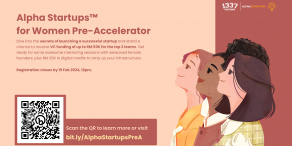 1337 Ventures announces new cohort of Alpha Startups for women in Southeast Asia
