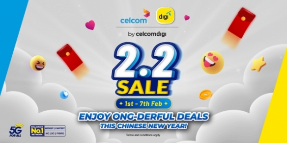 CelcomDigi giving you ONG with 2.2 internet deals this February!