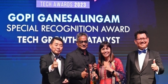 PIKOM honours MDECâ€™s Gopi Ganesalingam for championing tech growth