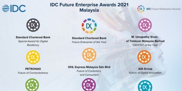 IDC: Standard Chartered is Future Enterprise of Year for Malaysia, TMâ€™s Umapathy Sivan, Named CIO of Year