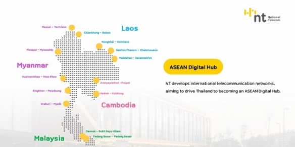 NT develops international telecom networks, aiming to drive Thailand to become an ASEAN Digital Hub