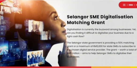 Selangor launches sizable digitalisation matching grant 
