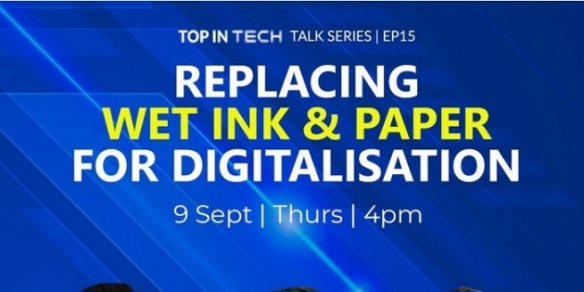 Top in Tech: Replacing Wet Ink and Paper for Digitalisation