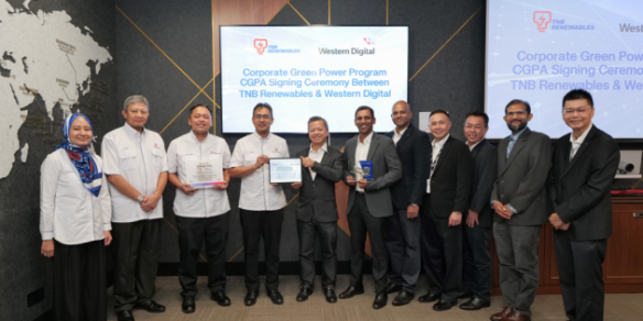 Western Digital partners with Tenaga Nasional to integrate renewable energy within its Malaysia operations